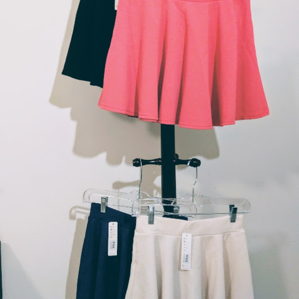 Versatile Stretch Mini Skirts